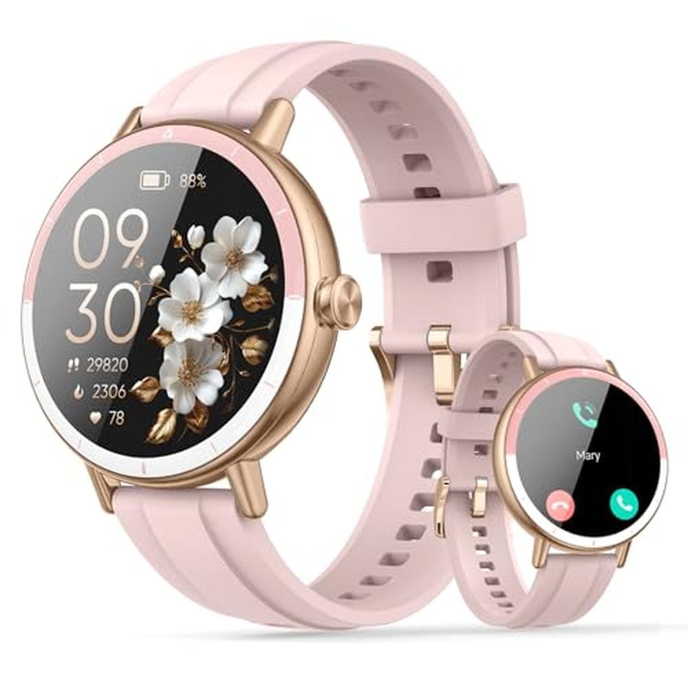 Watches Women: Smart Watch 1.27 HD Fitness Tracker with – Front View