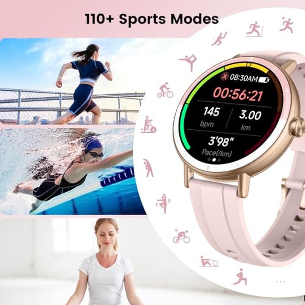 Watches Women: Smart Watch 1.27 HD Fitness Tracker with – Close-up Detail