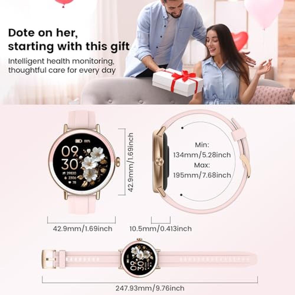 Watches Women: Smart Watch 1.27 HD Fitness Tracker with – In Use