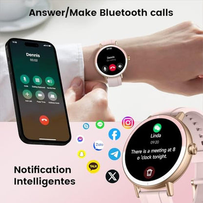 Watches Women: Smart Watch 1.27 HD Fitness Tracker with – Packaging