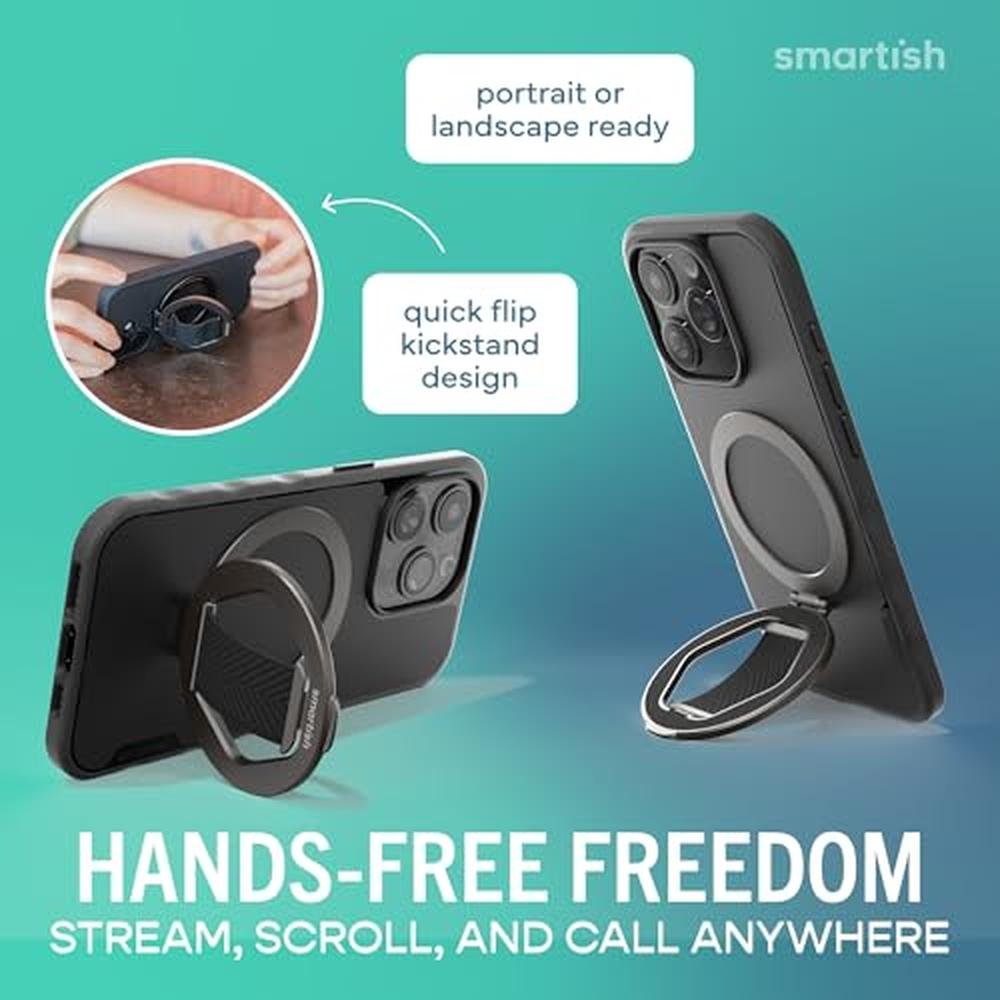 MagSafe Grip: Smartish Kickstand Quickstand Magnetic Cell – In Use