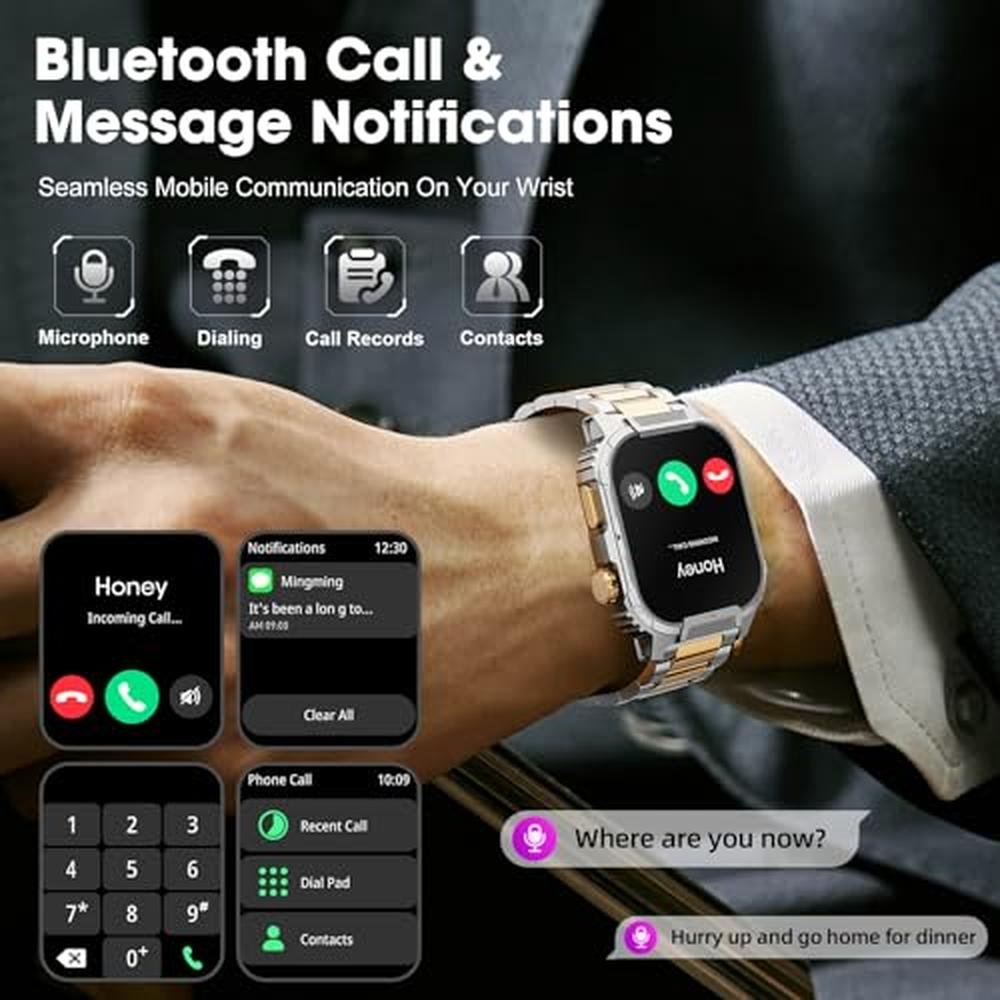 Smartwatch: Premium Watch for Men and Women – Side View