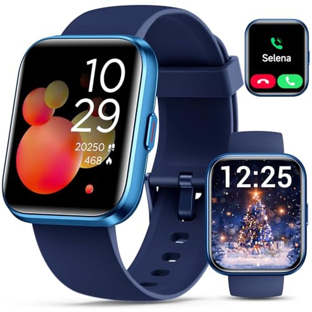 Watch Smartwatch: Premium USA Brand 1.8'' Fitness Tracker – Front View