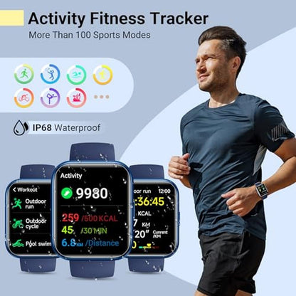 Watch Smartwatch: Premium USA Brand 1.8'' Fitness Tracker – Packaging