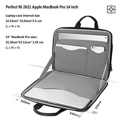 Smatree 14inch: Smatree 13-14inch Hard Laptop Carrying Case – Close-up Detail