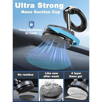 Phone Magnetic Holder: Snanlen Upgraded 360 Nano Gel Vacuum – Packaging