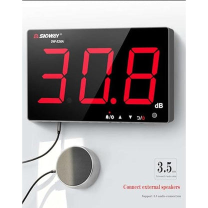 525a Meter: SNDWAY SW-525A 30-130dB Digital Sound Level – In Use