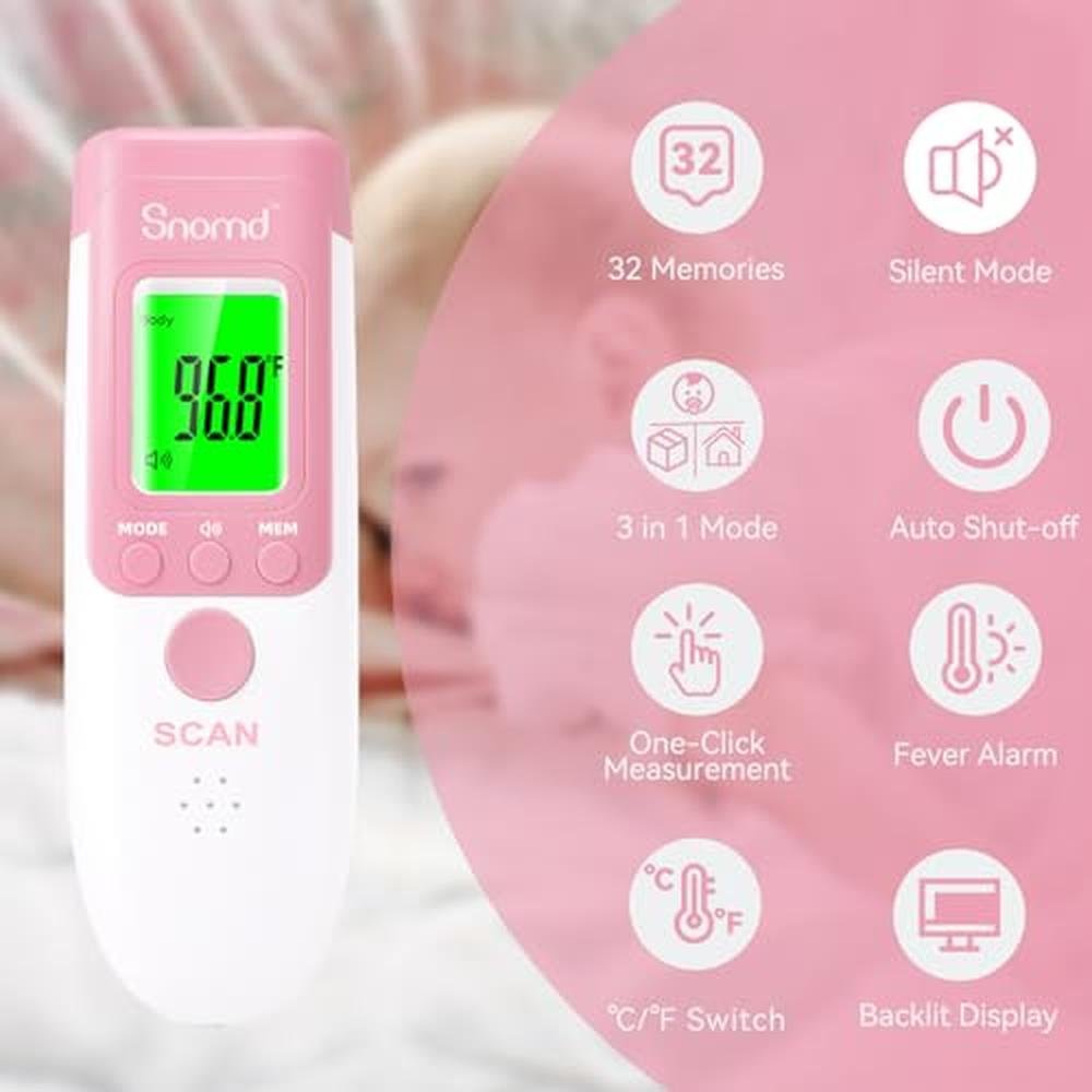 Thermometer Snomd: Snomd Digital Non-Contact Infrared – Side View