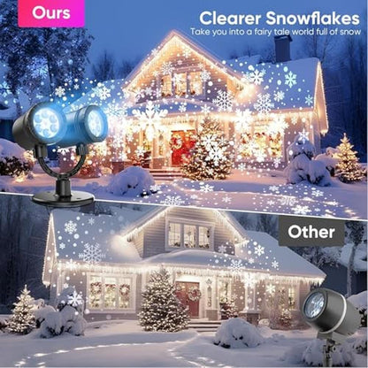 Projector Lights: Snowflake Projector Lights Outdoor – Packaging