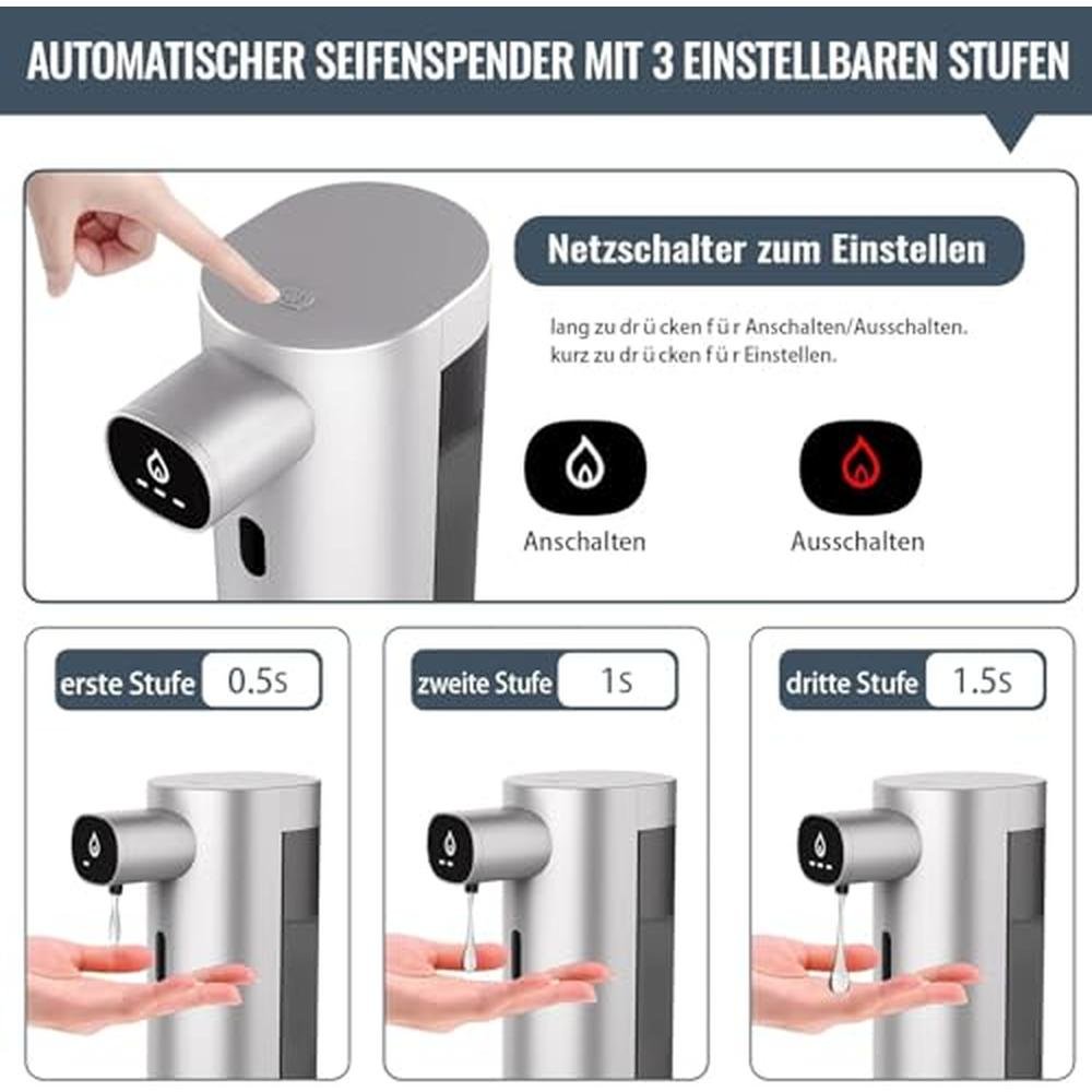 Soap Dispensers: Automatic Touchless Soap Dispenser 3 – Side View