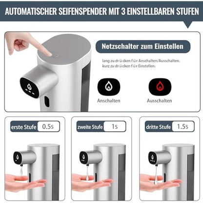 Soap Dispensers: Automatic Touchless Soap Dispenser 3 – Side View