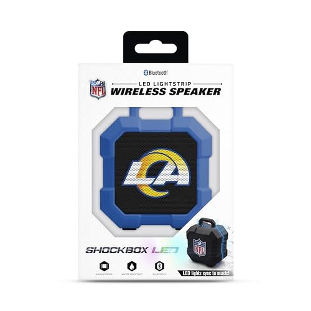 SOAR NFL Shockbox LED Wireless Bluetooth Speaker – Close-up Detail