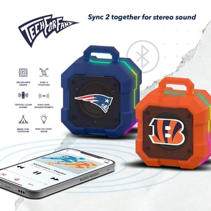 SOAR NFL Shockbox LED Wireless Bluetooth Speaker – In Use