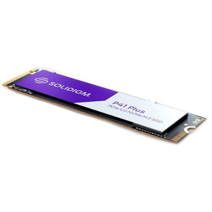 Solidigm P41 Plus Series 2TB 3D NAND PCIe 4.0 x4 NVMe M.2 – Side View