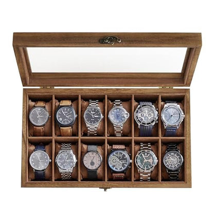 Watch Songmics: Songmics 12-Slot Watch Box – Front View