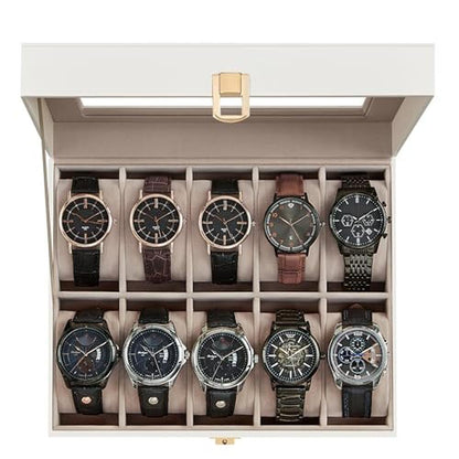 Watch Songmics: Songmics Watch Box 10 Slot – Front View