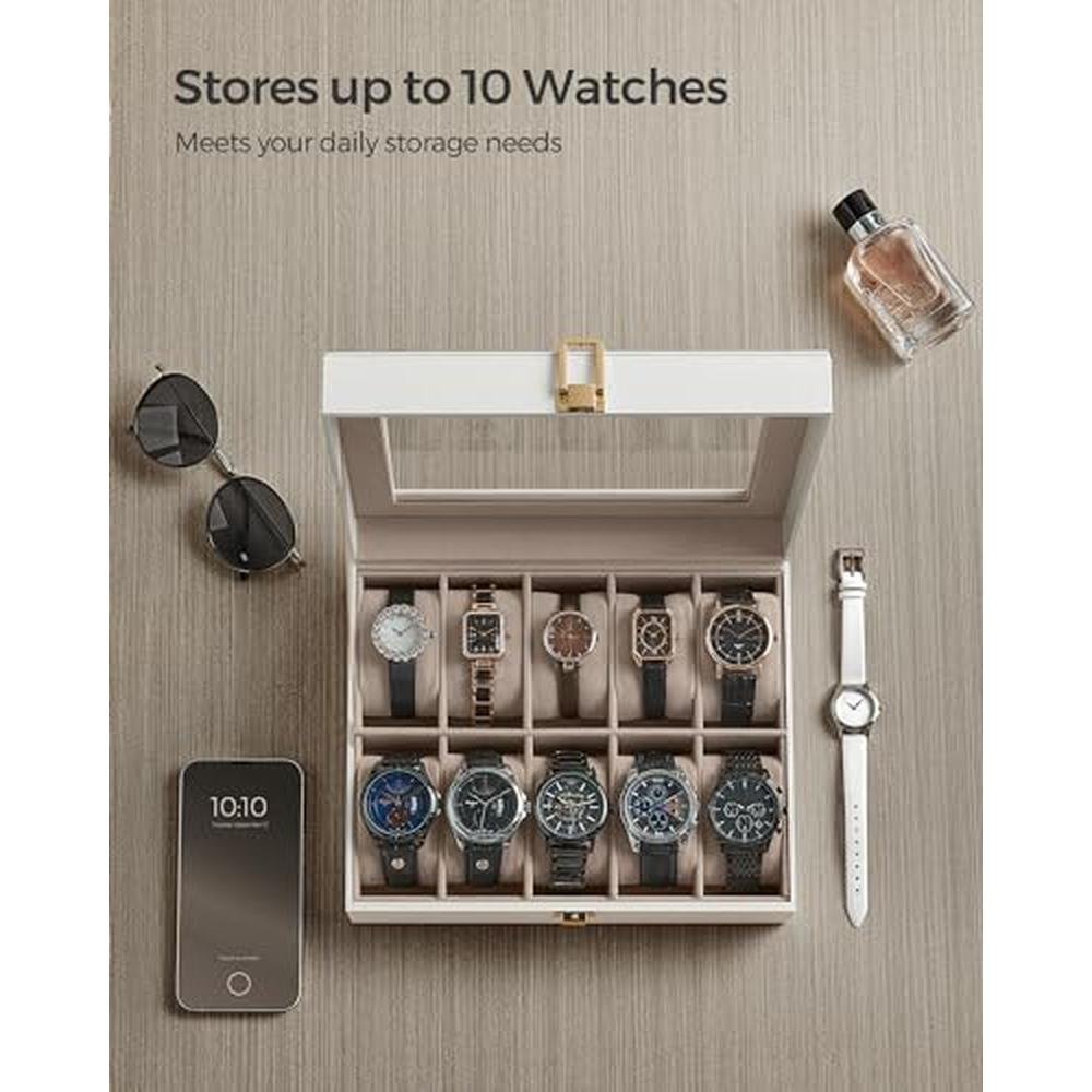 Watch Songmics: Songmics Watch Box 10 Slot – In Use