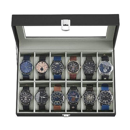 Watch Songmics: Songmics Watch Box 12 Slot – Front View