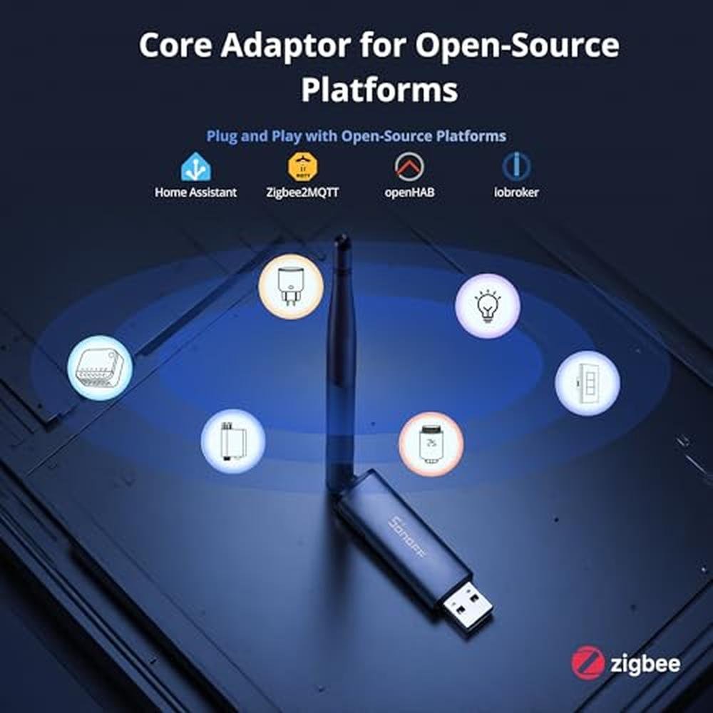 SONOFF Zigbee 3.0 USB Dongle Plus MG24 – Side View