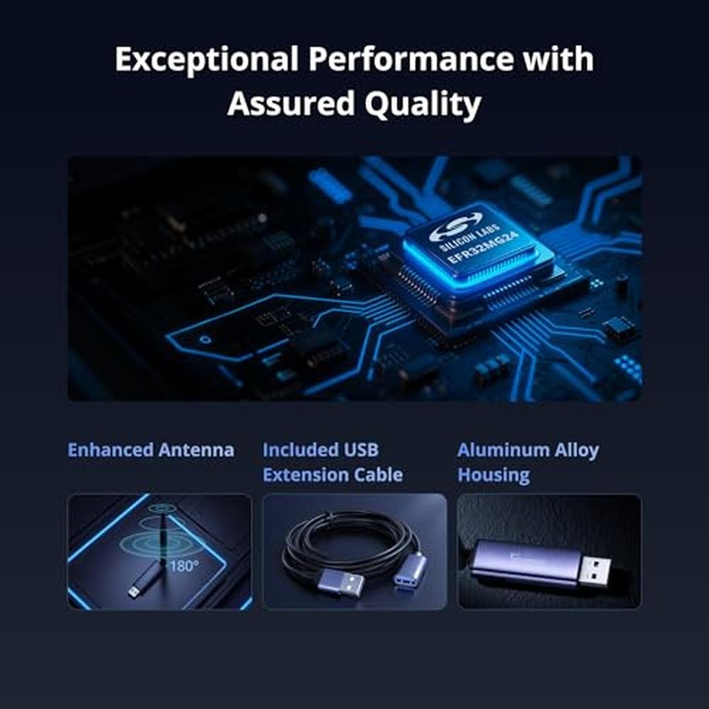 SONOFF Zigbee 3.0 USB Dongle Plus MG24 – Close-up Detail