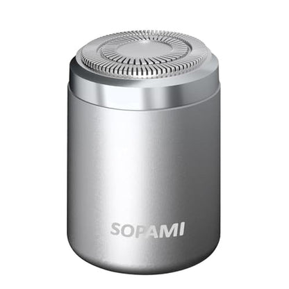 Electric Shaver: SOPAMI Mini Shaver Waterproof Rechargeable – Front View