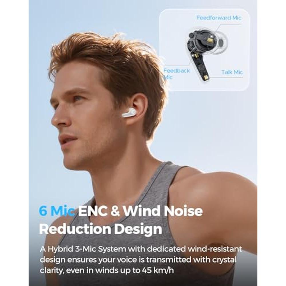 SoundPEATS C30 Hybrid ANC Earbuds with LDAC Hi-Res Audio – In Use