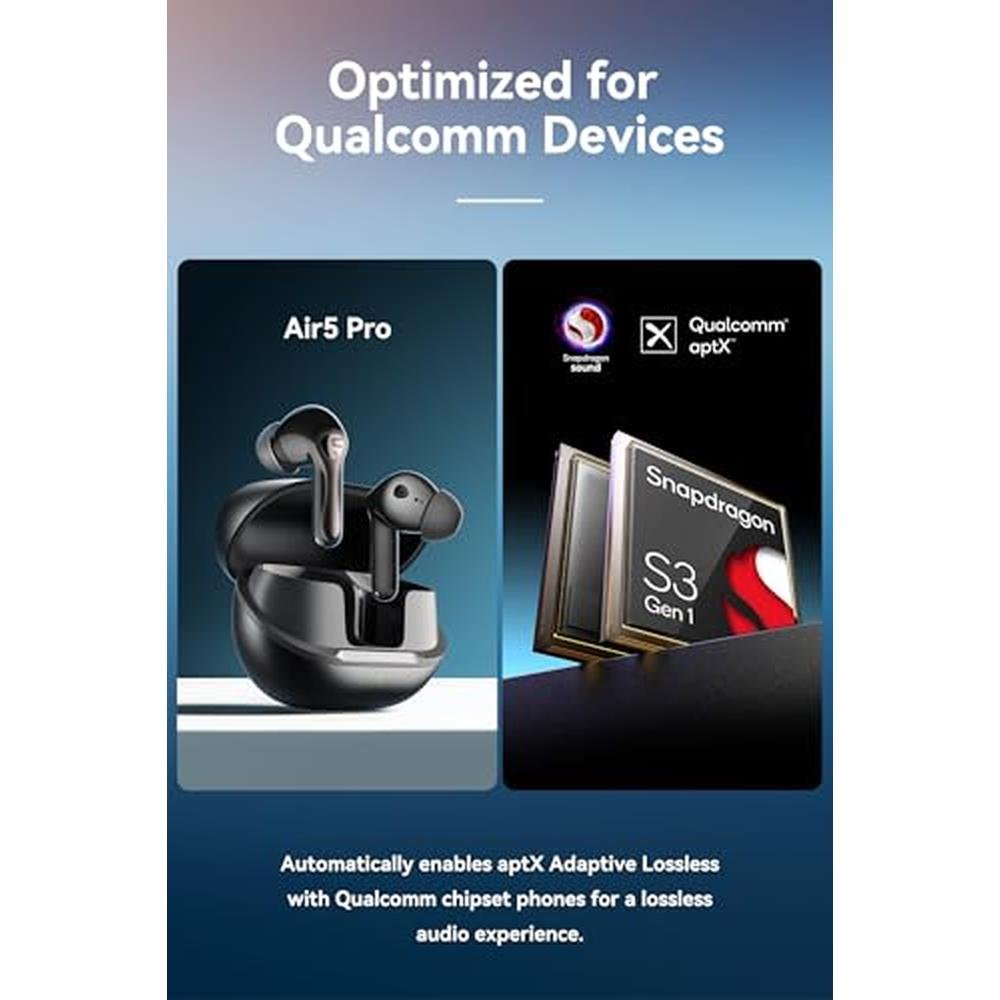 SoundPEATS Hi-Res Wireless Earbuds – Close-up Detail