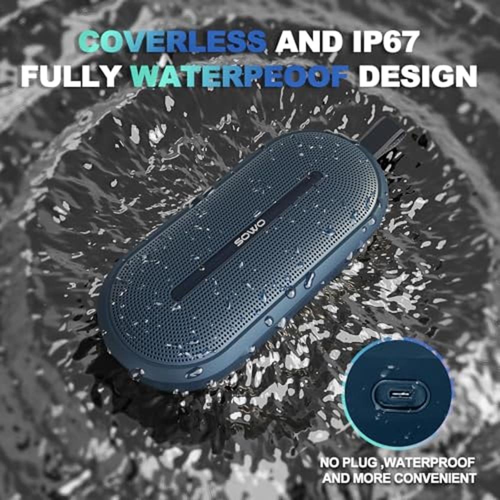 Speaker SOWO: SOWO Portable Bluetooth Speaker 40W IP67 – Close-up Detail