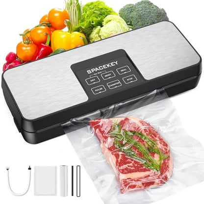 Vacuum Sealer: SPACEKEY 85Kpa Food Vacuum Machine – Front View
