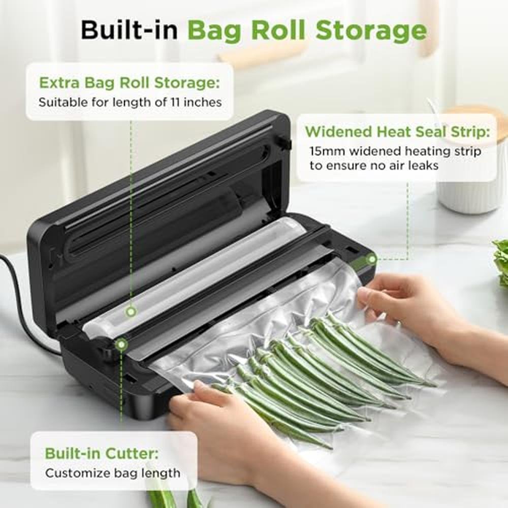 Vacuum Sealer: SPACEKEY 85Kpa Food Vacuum Machine – In Use