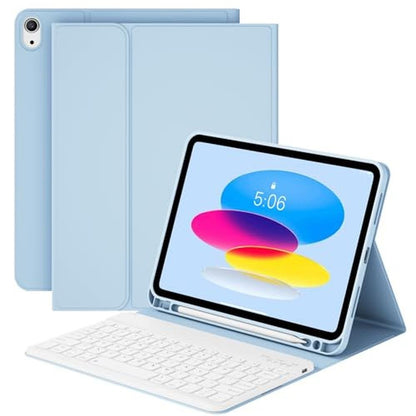 Keyboard iPad: SQQSOOZ A16 11th/10th Generation Smart – Front View