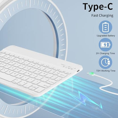 Keyboard iPad: SQQSOOZ A16 11th/10th Generation Smart – Close-up Detail