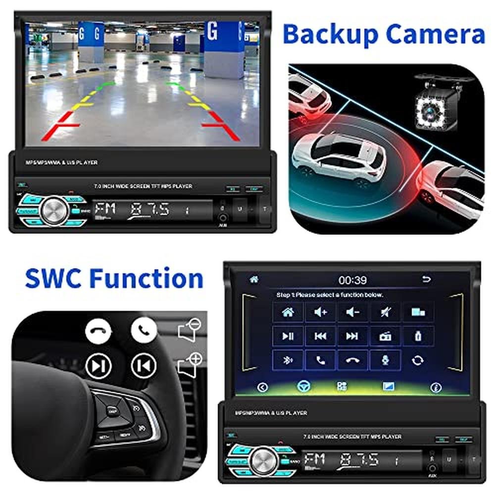 (Stable) Hikity 7 Inch Single Din Carplay Car Stereo – Packaging