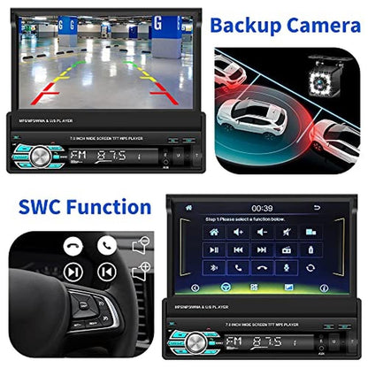 (Stable) Hikity 7 Inch Single Din Carplay Car Stereo – Packaging