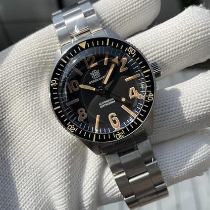 Steeldive SD1962V: Steeldive SD1962V Black Ceramic Bezel – Side View
