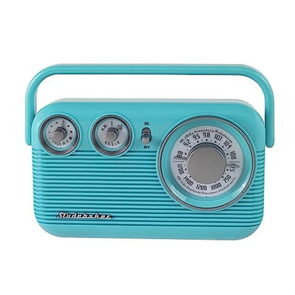 Studebaker SB2003: Retro Portable AM FM Radio – Front View
