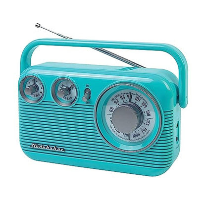 Studebaker SB2003: Retro Portable AM FM Radio – Side View