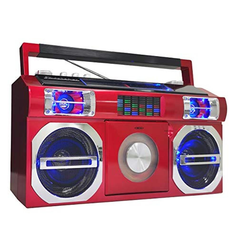 Studebaker SB2145R 80's Retro Street Bluetooth Boombox with – Packaging