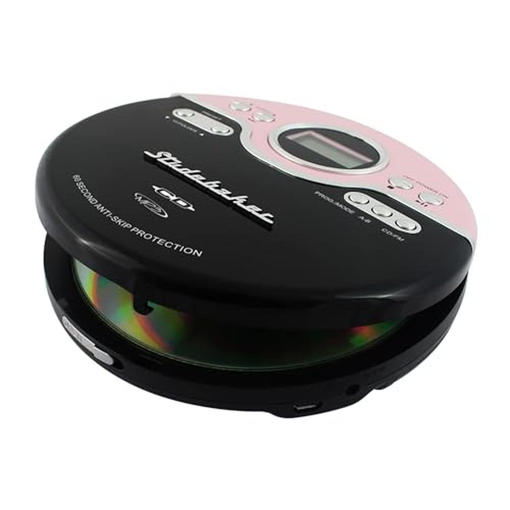 Studebaker SB3703PBB: Joggable Personal CD MP3 Player with – Close-up Detail