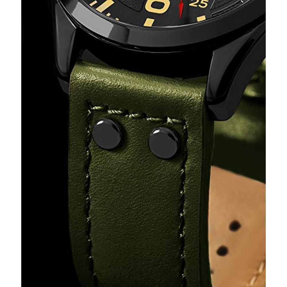 Watch Mens: Stuhrling Original Aviator 42mm Leather Strap – Packaging