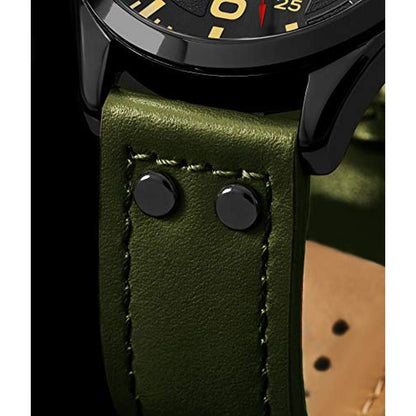 Watch Mens: Stuhrling Original Aviator 42mm Leather Strap – Packaging