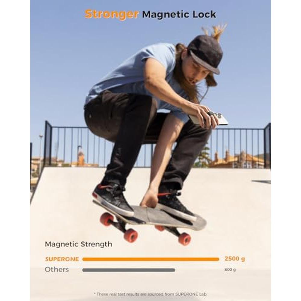MagSafe Phone Grip: SUPERONE 4-in-1 MagSafe Phone Holder – Close-up Detail