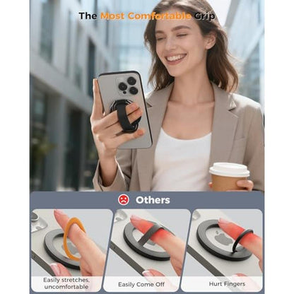 MagSafe Phone Grip: SUPERONE 4-in-1 MagSafe Phone Holder – In Use