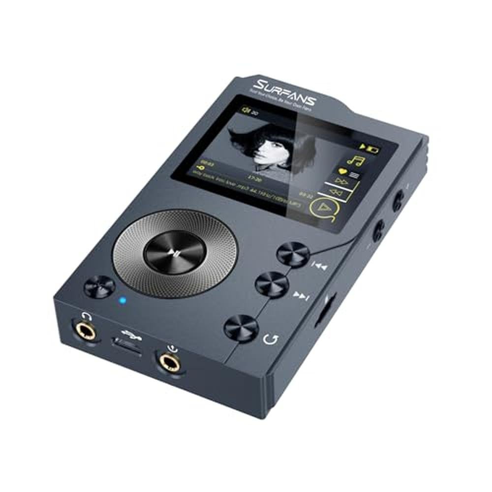 Surfans F20 HiFi MP3 Player with Bluetooth5.2 – Front View