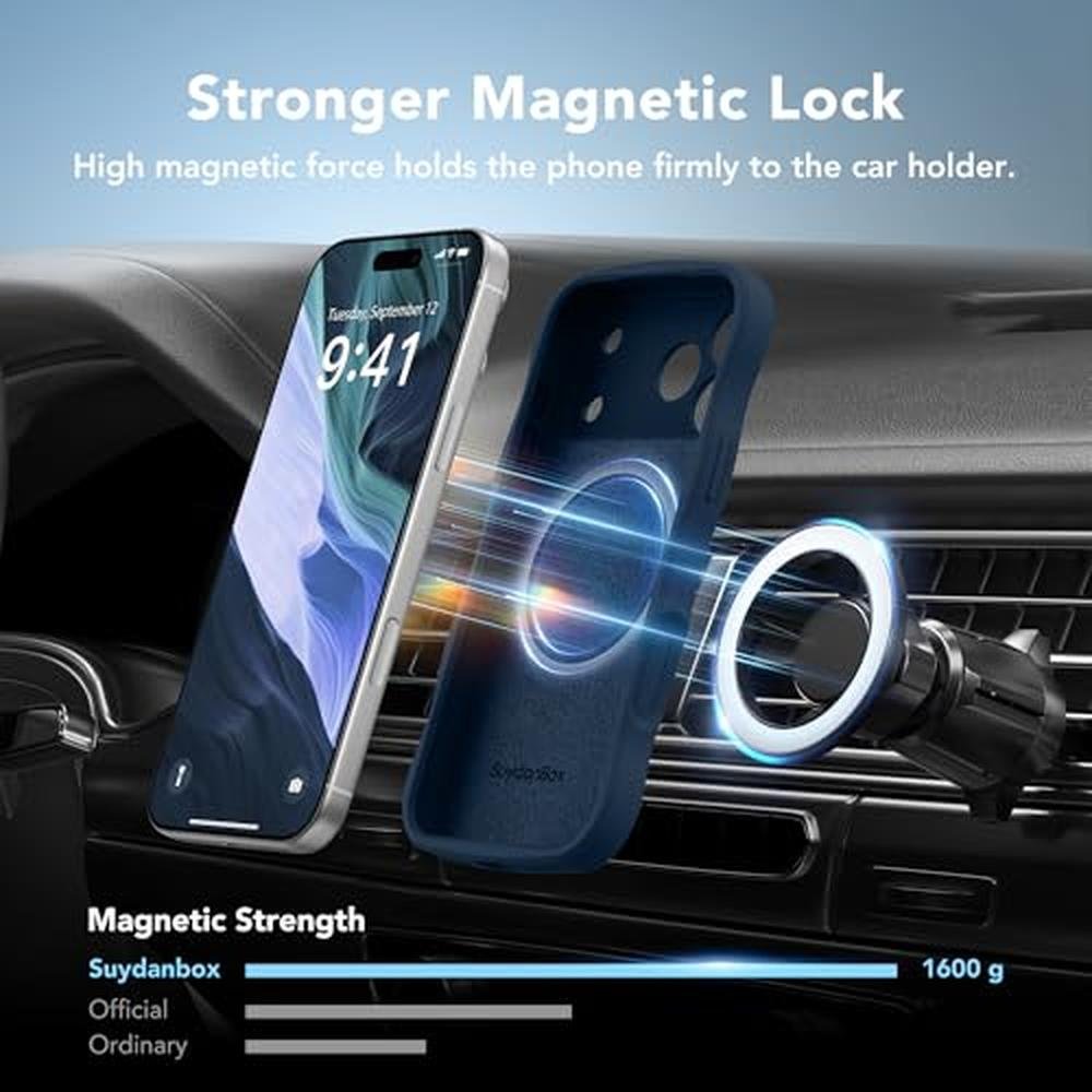 iPhone Case: SuydanBox Magnetic for iPhone 17 Pro Max Case – Close-up Detail