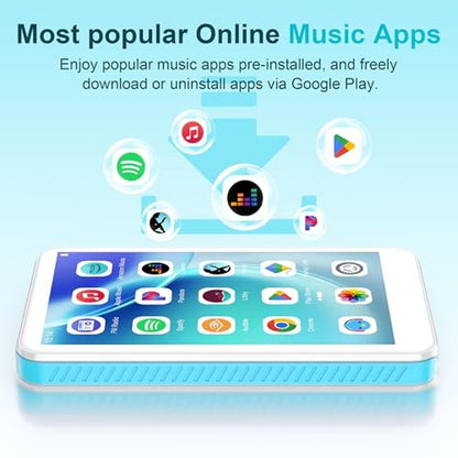 SWOFY 160GB MP3 Player with Bluetooth and WiFi D08 Music – Close-up Detail