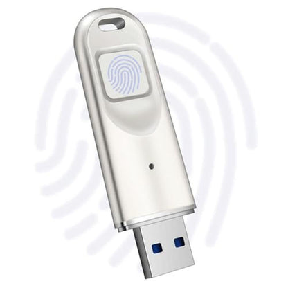Flash Drive: Swokely USB Flash Drive Fingerprint Encrypted – Front View