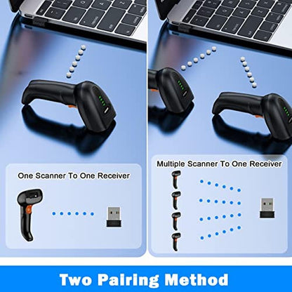Barcode Scanner: Symcode Upgraded Wireless 2D MJ-4590DA – In Use