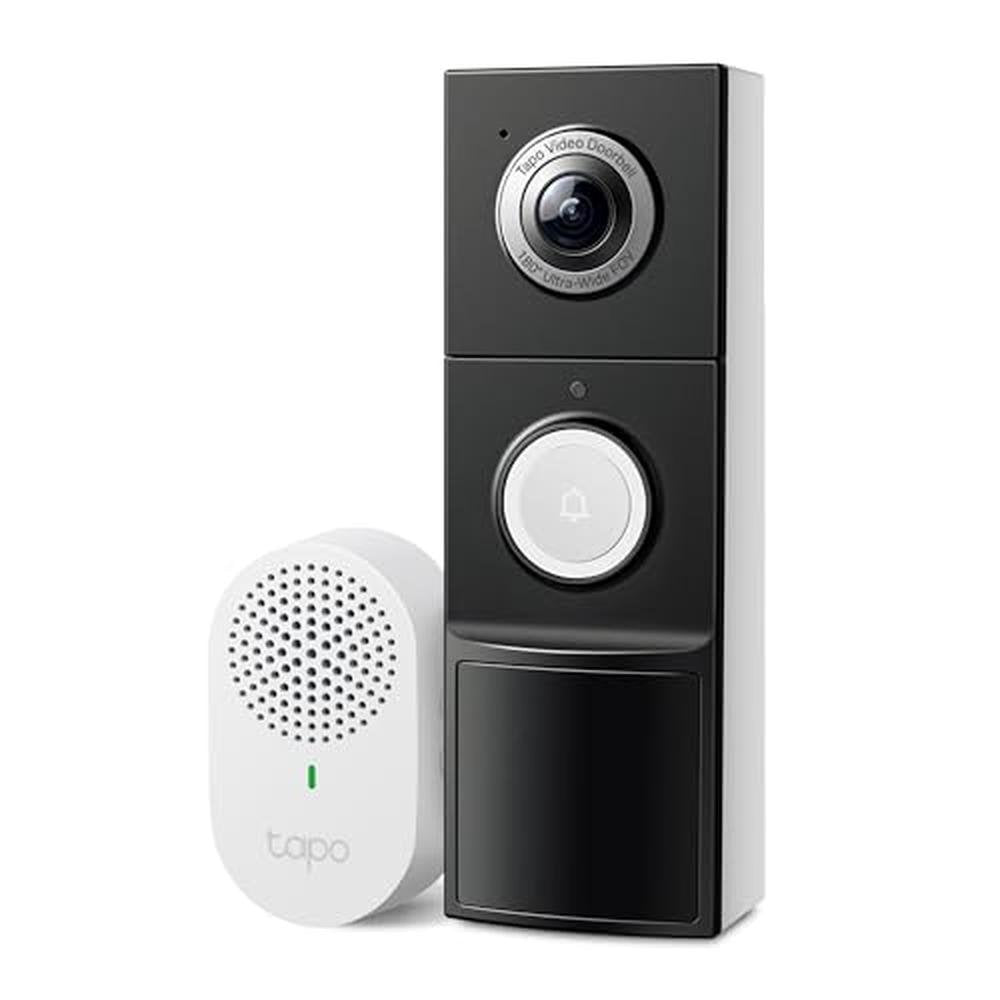Tapo Wired: Tapo 2K Wired or Battery Powered Smart Video – Front View