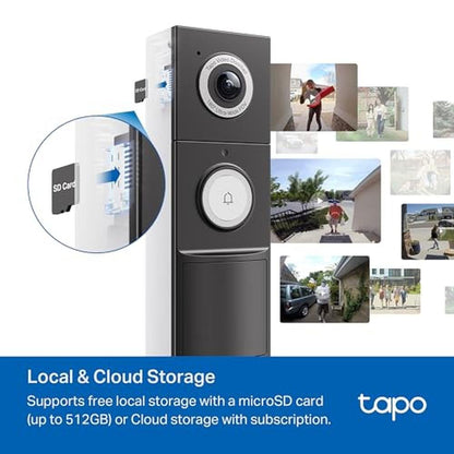 Tapo Wired: Tapo 2K Wired or Battery Powered Smart Video – Packaging